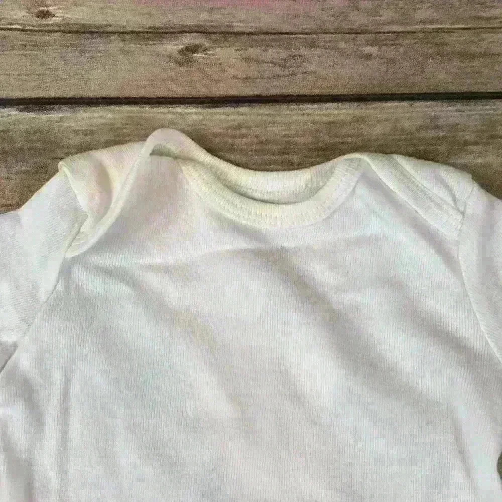 White 3 Month Carter’s Onesies - Picture 2 of 7